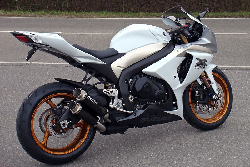 Bodis（ボディス）スリップオンマフラー ステンレス ブラック GPX2 ヨーロッパ公道走行認可 for GSX-R 1000(2009-2011) | SGSXR1000-094