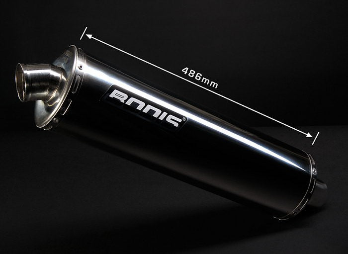 Bodis（ボディス）Oval 1 ボルトオンマフラー (キャタライザーあり)  EC approved ステンレス for GSX-R 600/750 (04-05) | SGSXR600-007