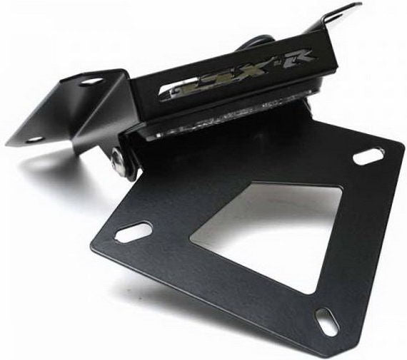 BODIS / ボディス License plate bracket (2008-2010)  Stainless Steel Black Powder-Coated | SGSXR600-022