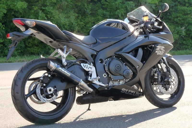 Bodis（ボディス）スリップオンマフラー ステンレス ブラック GP1 ヨーロッパ公道走行認可 for GSX-R 600/750(08-10) | SGSXR600-023