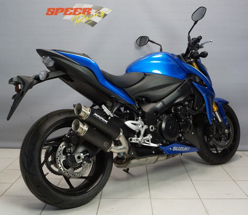 Bodis (ボディス) GPX2 スリップオンマフラー ステンレスブラック for GSX-S1000/F 2015-2016 | SGSXS1000-004