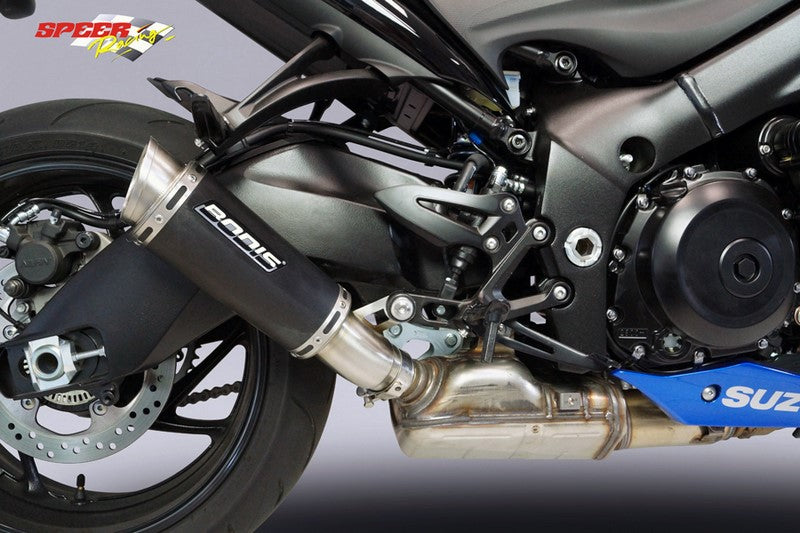 Bodis (ボディス) GPC-RS II スリップオンマフラー ステンレスブラック for GSX-S1000/F (2017-)  | SGSXS1000-005