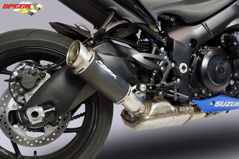 Bodis (ボディス) GPC-RS II スリップオンマフラー ステンレスブラック for GSX-S1000/F (2017-)  | SGSXS1000-005