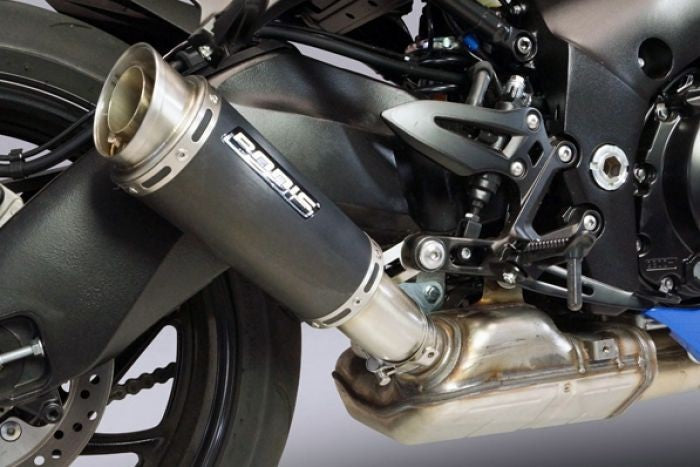 Bodis (ボディス) GPC-RS II スリップオンマフラー ステンレスブラック for GSX-S1000/F (2017-)  | SGSXS1000-005