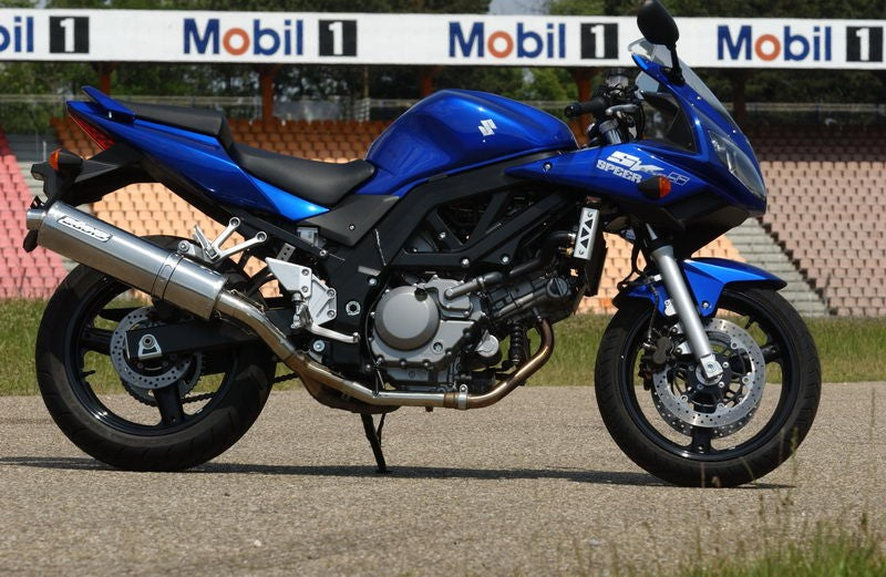 Bodis（ボディス）スリップオンマフラー ステンレス Oval 1OK G ヨーロッパ公道走行認可 for SV650 /Gladius(99-02) | SSV650-001