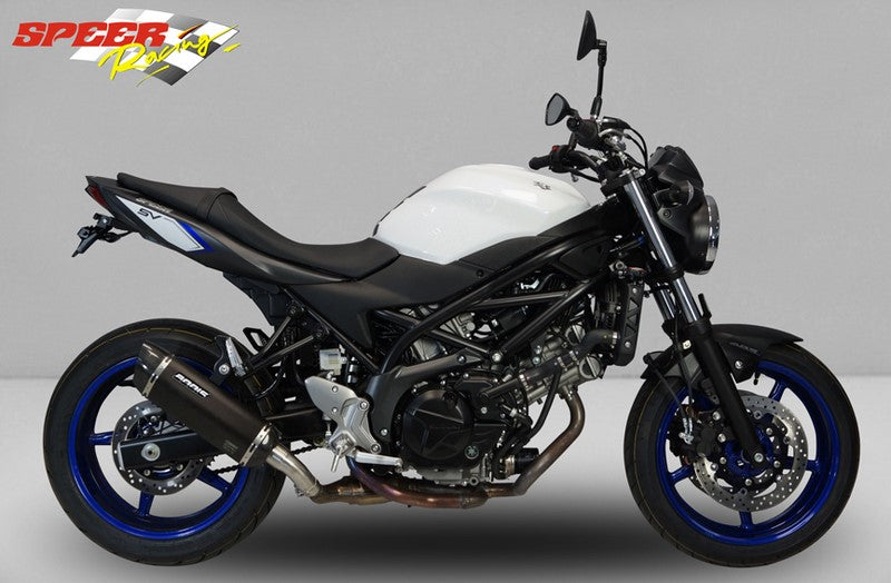 Bodis (ボディス) P-TEC IIN スリップオンマフラー ステンレスブラック | SSV650-011