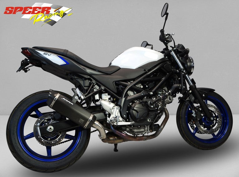 Bodis (ボディス) P-TEC IIN スリップオンマフラー ステンレスブラック | SSV650-011