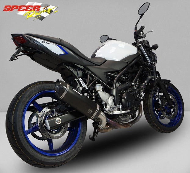 Bodis (ボディス) P-TEC IIN スリップオンマフラー ステンレスブラック | SSV650-011