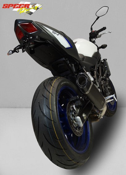 Bodis (ボディス) P-TEC IIN スリップオンマフラー ステンレスブラック | SSV650-011