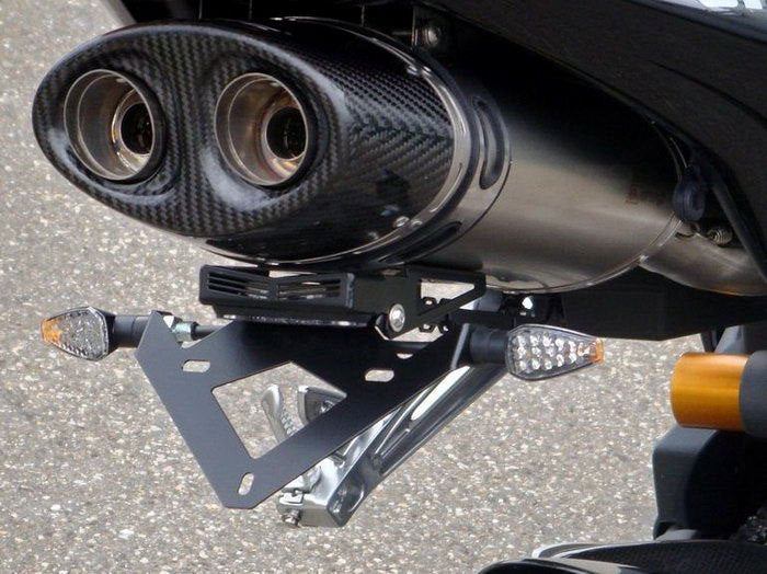 BODIS / ボディス License plate bracket  Stainless Steel Black Powder-Coated | TDAY-005