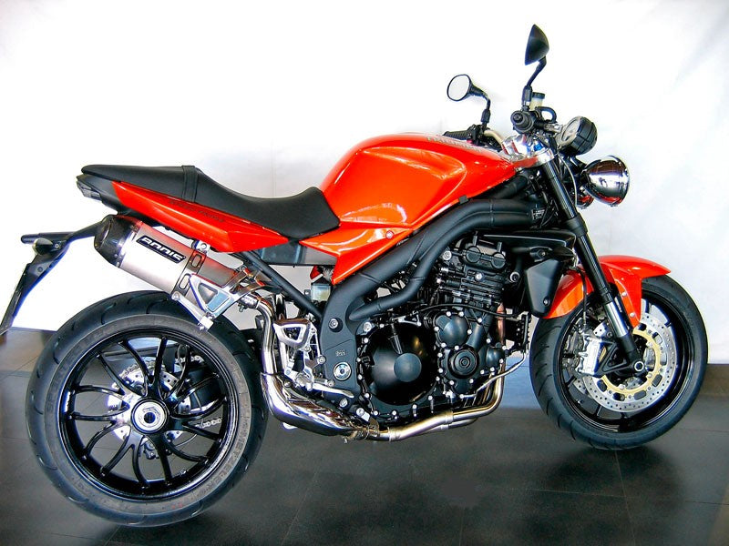 Bodis（ボディス）スリップオンマフラー 3-2 ステンレス グラウンド Oval-Tec EURO公道走行認可 for Speed Triple(05-10) | TSPT1050-001