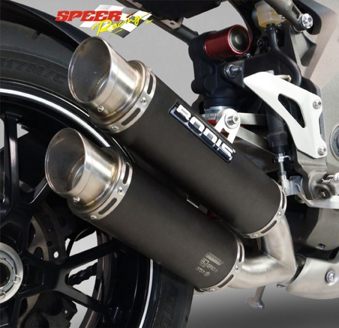 Bodis (ボディス) GPX2 スリップオンマフラー ステンレスブラック | TSPT1050-007