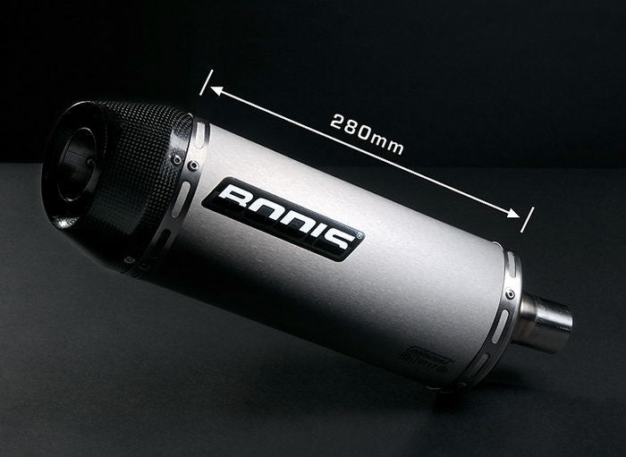 BODIS / ボディス Slip-On-set 3-2 OVAL-TEC  Stainless Steel Brushed  Catalyzer : Original  EU Homologated | TSTT675-001