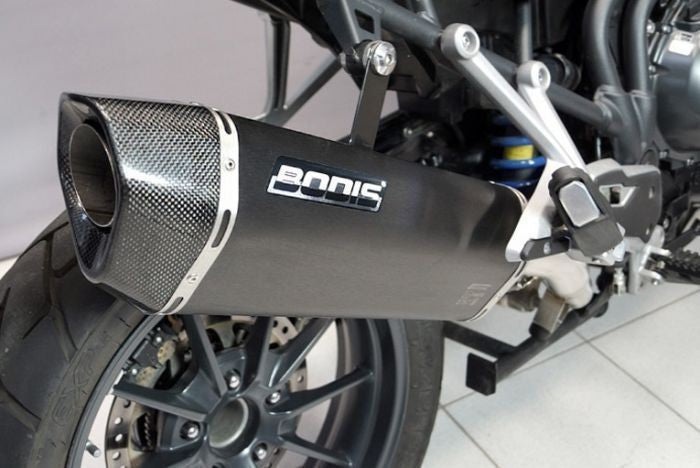 Bodis（ボディス）Penta-Tec スリップオンマフラー  EC approved ステンレスブラック for TIGER EXPLORER (12-) | TTI1200-001