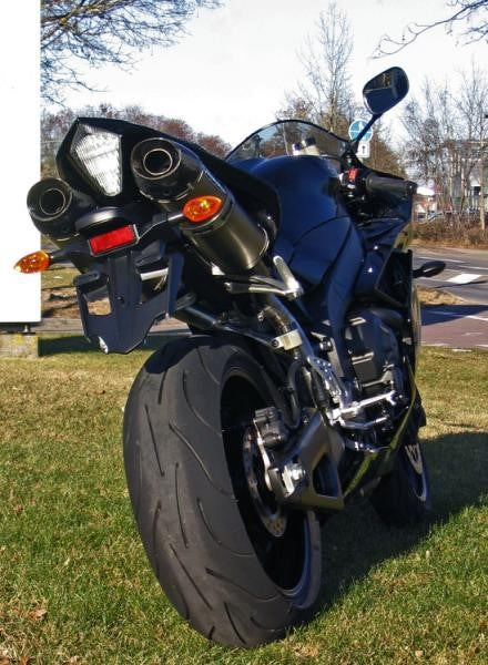 Bodis（ボディス）スリップオンマフラー セット ステンレス/フルチタン Oval Q2C ヨーロッパ公道走行認可 for YZF R1(07-08) | YR1-043