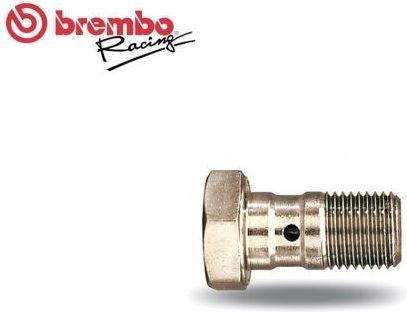 Brembo / ブレンボ SINGLE BOLT BANJO 3/8X24 STAINLESS STEEL | 06222846