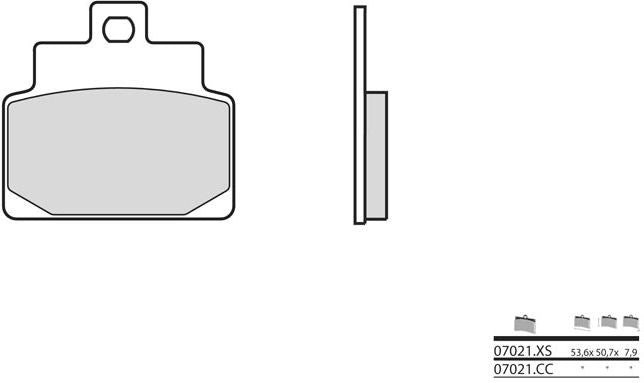 BREMBO / ブレンボ ブレーキパッド 07021CC カーボンセラミック | 07021CC