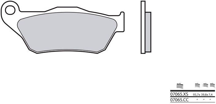 BREMBO / ブレンボ ブレーキパッド 07065CC カーボンセラミック | 07065CC