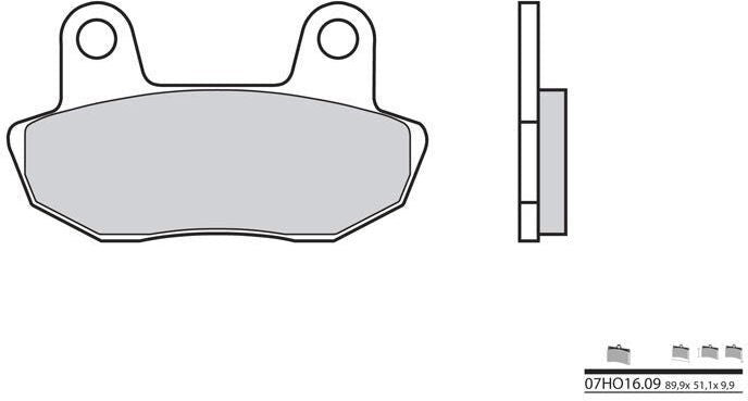 BREMBO / ブレンボ ブレーキパッド 07HO1609 オーガニック | 07HO1609
