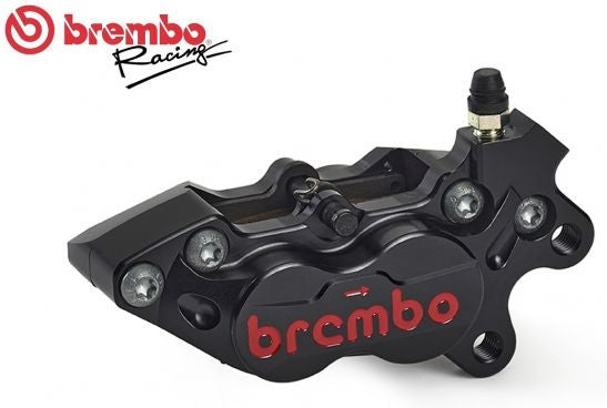 Brembo / ブレンボ BLACK WITH RED LOGO FRONT AXIAL RIGHT BRAKE CALIPER CNC P4-40RR | 20475667