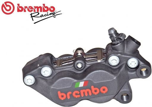 Brembo / ブレンボ FRONT RIGHT BRAKE CALIPER BLACK TITANIUM RED LOGO ITA FLAG P4-40C | 20516548