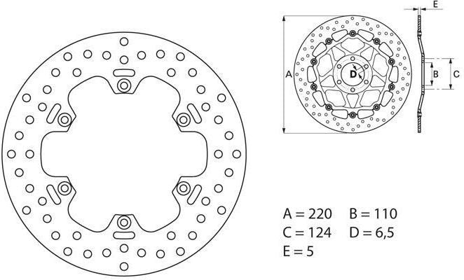 BREMBO / ブレンボ ORO (オーロ) ブレーキディスク ラウンドフィックス | 68B40753