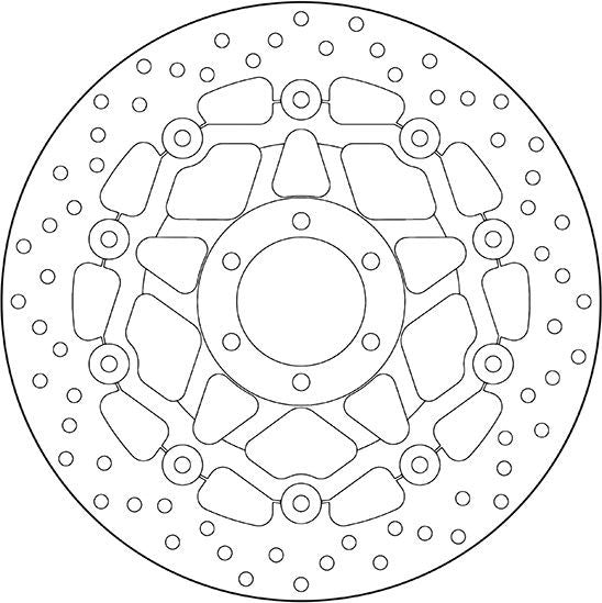 BREMBO / ブレンボ ORO (オーロ) ブレーキディスク ラウンドフローティング | 78B408A2