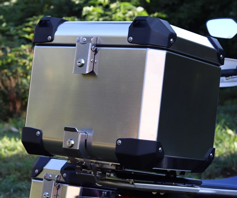 トップケース（トップラック付、未仕上げアルミニウム製）