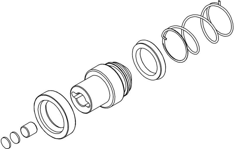 CNC Racing / シーエヌシーレーシング Clutch slave cylinder Ø 28 mm Ducati - Repair kit  Natural | AFK02N