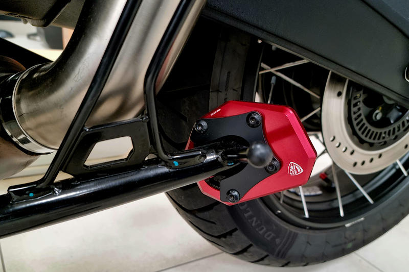 サイドスタンド延長器