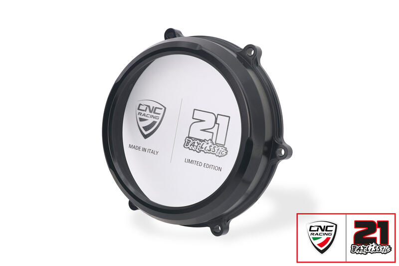 クリアオイルバスクラッチカバー  ブラック