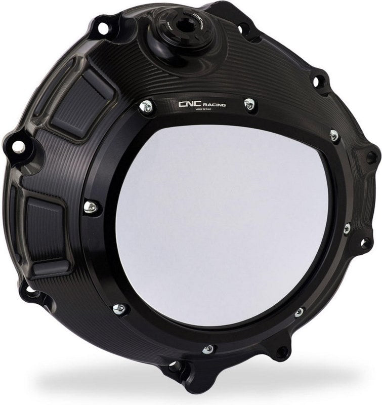 CNC Racing / シーエヌシーレーシング Clear clutch cover BMW - hydraulic control  Black | CA800BB