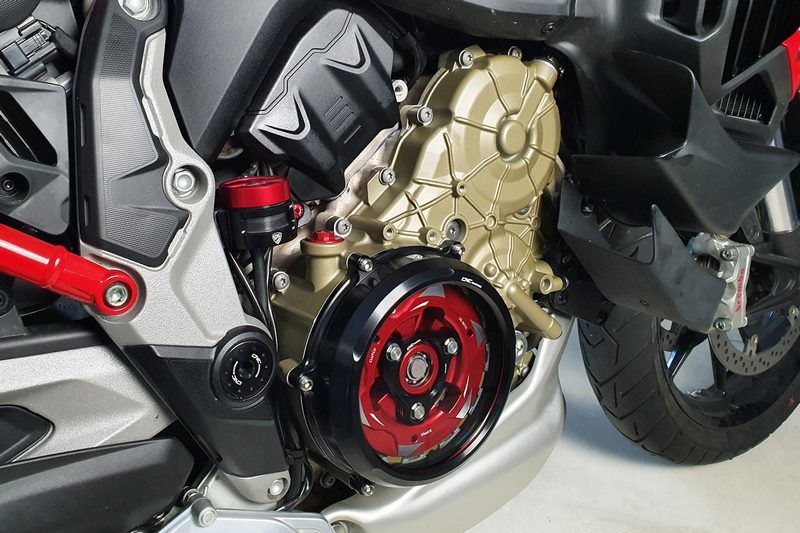 CNC Racing / シーエヌシーレーシング Clear clutch cover - Conversion kit Ducati Multistrada V4  Natural | CAB02N