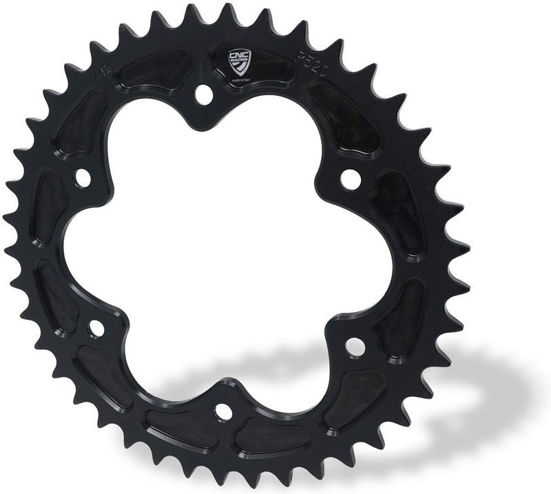 CNC Racing Ring gear Z42 P520 6 holes Ducati  Black | CN553B