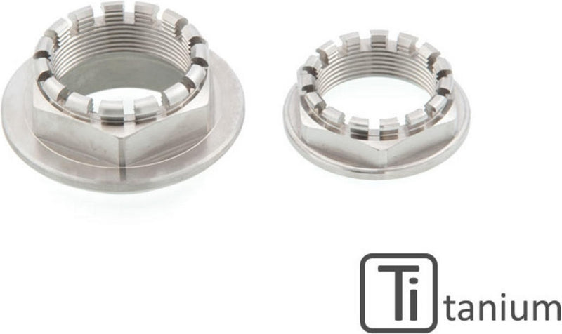 CNC Racing Rear wheel axle nut sets Ducati Titanium  Titanium | DA382X