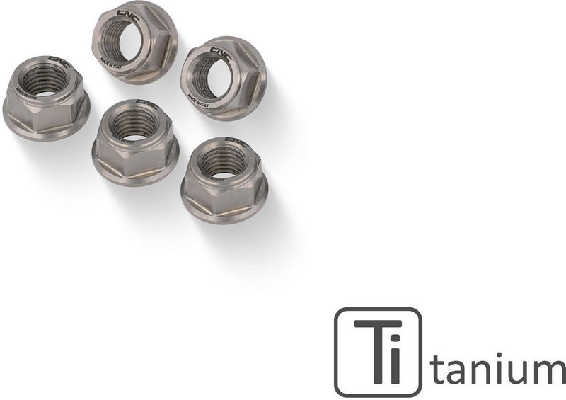 CNC Racing Sprocket flange nuts MV Agusta M8x1.25 Titanium  Titanium | DA385X