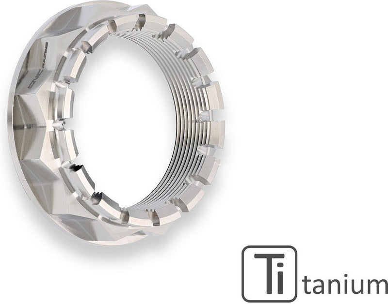 CNC Racing Rear wheel axle nut Ducati Titanium  Titanium | DA501X