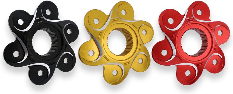 CNC Racing REAR SPROCKET FLANGE DUCATI BICOLOR  Gold/Silver | FL507GS