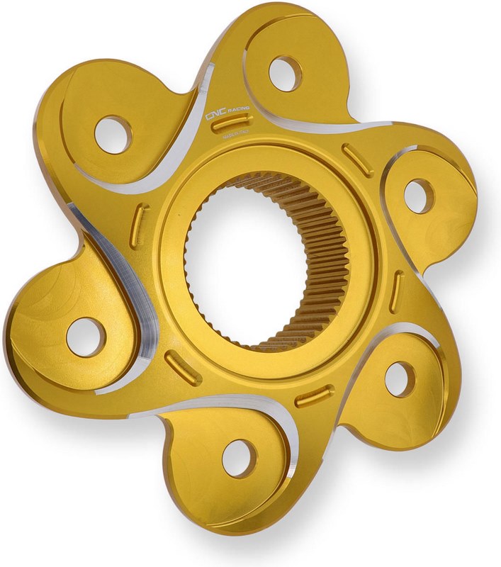 CNC Racing REAR SPROCKET FLANGE DUCATI BICOLOR  Gold/Silver | FL507GS