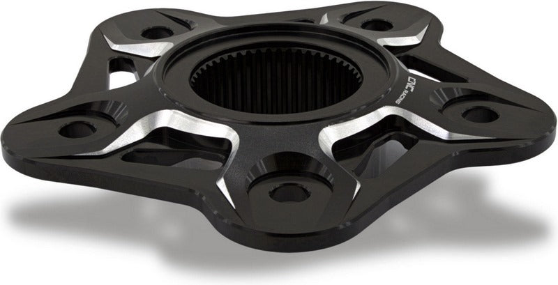 CNC Racing / シーエヌシーレーシング Rear sprocket flange 5 holes MV Agusta - Bicolor  Black/Silver | FL508BS