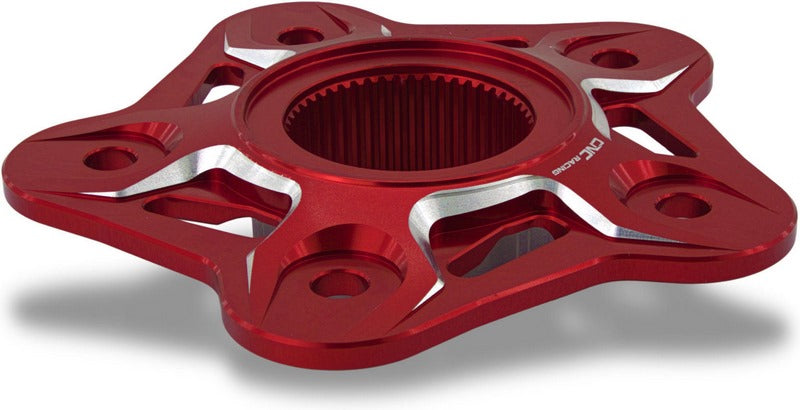 CNC Racing / シーエヌシーレーシング Rear sprocket flange 5 holes MV Agusta - Bicolor  Red/Silver | FL508RS