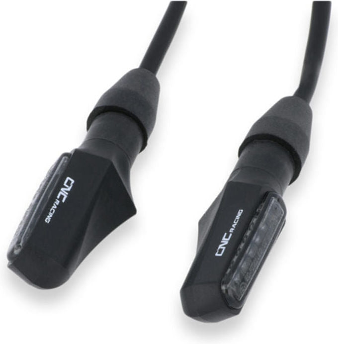 CNC Racing Turn indicator Task + rear position and stop light Led Approved  Black | ID019B