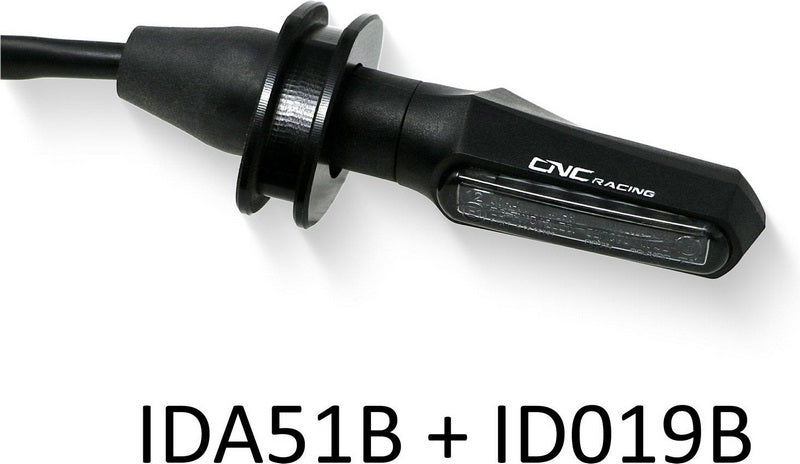 CNC Racing Turn Indicator - Mounting front adapters  Black | IDA51B