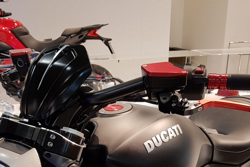 CNC Racing Front brake and clutch fluid reservoir caps Ducati - Touch | KT550