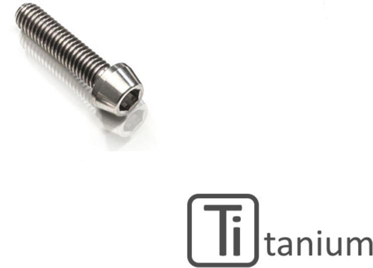 CNC Racing Screws titanium - Exhaust silencer bracket   Titanium | KV364X