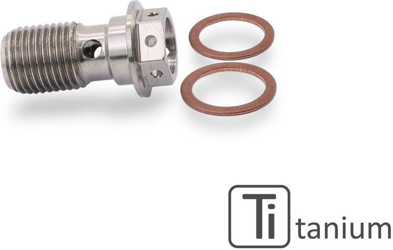 CNC Racing / シーエヌシーレーシング Oil hose single banjo screw M10x1.0 - Titanium | KV378X