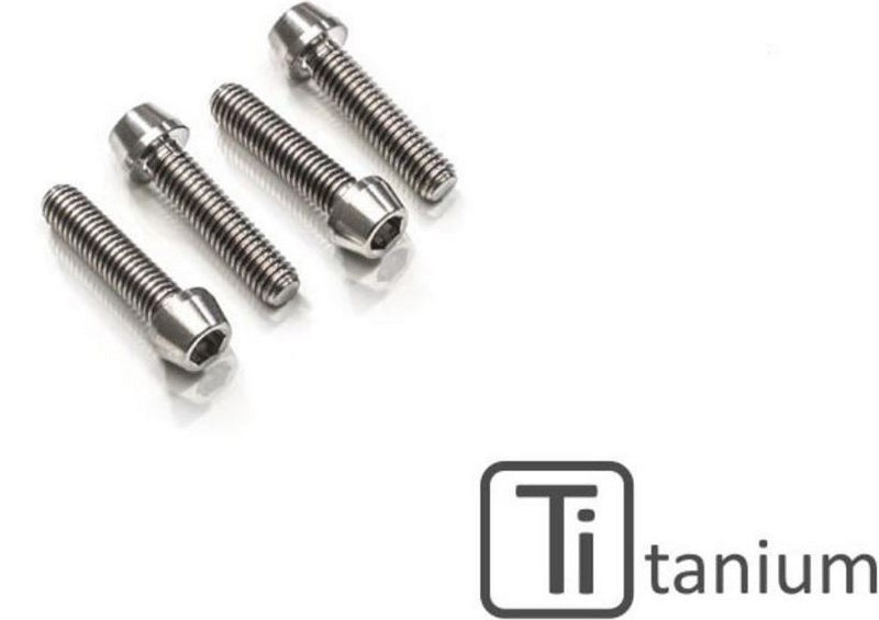CNC Racing Screws set front axle clamp M8x30 (4 pcs) - Titanium  Titanium | KV395X