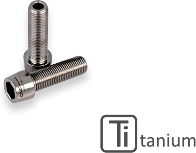 CNC Racing Rear Hub Swingarm Pinch Bolt (2 pcs) - TITANIUM  Titanium | KV429X