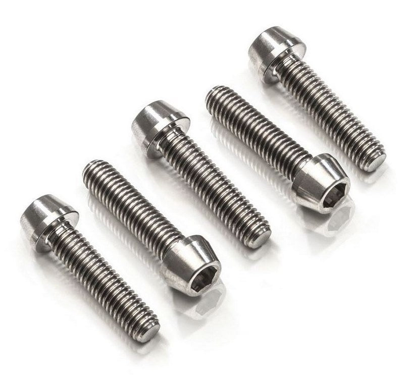 CNC Racing TOP TRIPLE CLAMP SCREW KIT - TITANIUM  Titanium | KV431X