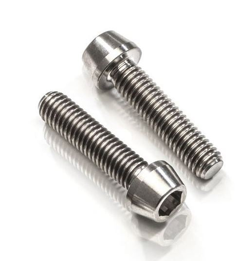 CNC Racing SCREWS HANDLEBAR CLAMP SET M8X25 (2 PCS) - TITANIUM  Titanium | KV439X